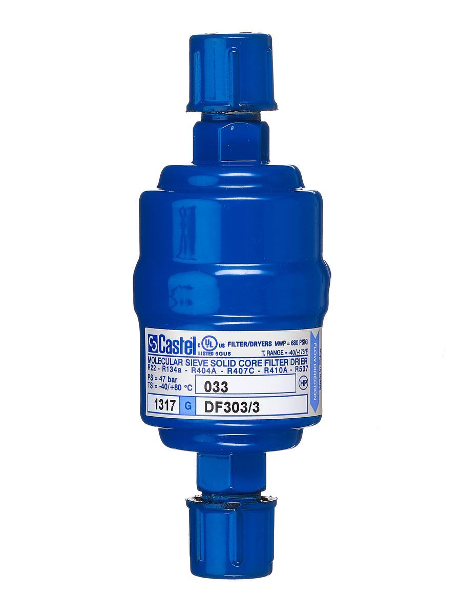 ФИЛЬТР-ОСУШИТЕЛЬ CASTEL резьба под гайку 3/8" SAE DF303/3