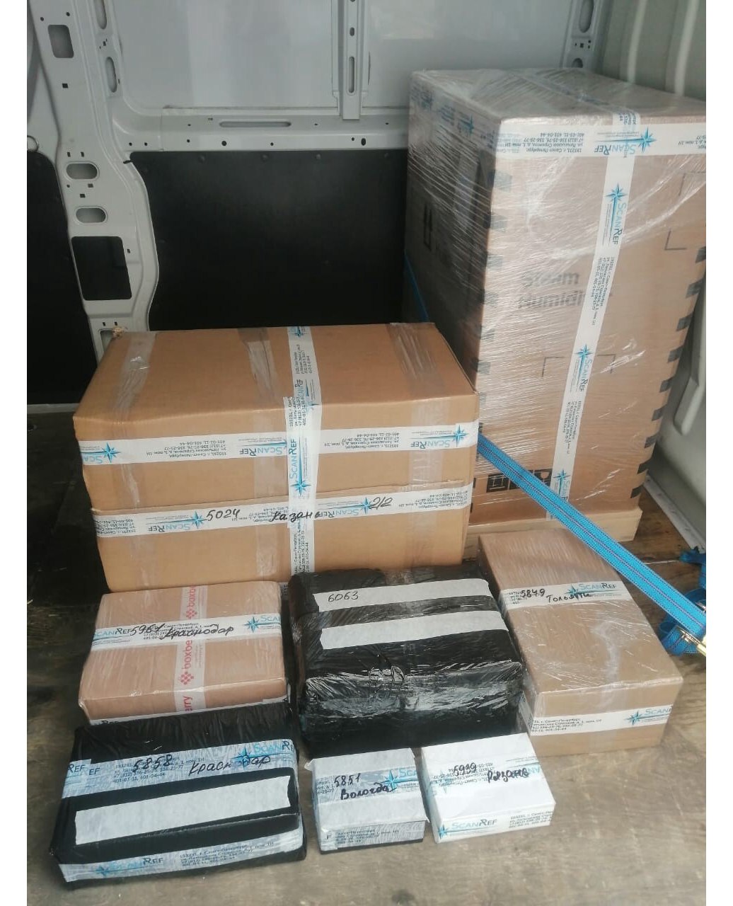 Отгрузка CAREL, Castel, Goldair заказчикам в Краснодар, Рязань, Вологду, Тольятти