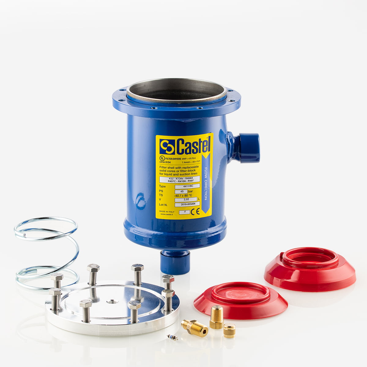 КОРПУС ФИЛЬТРА ОСУШИТЕЛЯ CASTEL  Filter Drier Shell 28 mm ODS, 4411/M28C