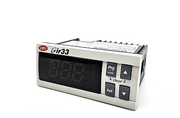 КОНТРОЛЛЕР УНИВЕРСАЛЬНЫЙ CAREL IR33 UNIV. 2 NTC/PTC/PT1000, 4 D.O., BUZ, IR, 115 TO 230 VAC