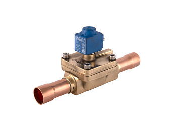 КЛАПАН СОЛЕНОИДНЫЙ С КАТУШКОЙ CASTEL Solenoid Valve 1.1/8"-28mm ODS, Kv=10 м3/час