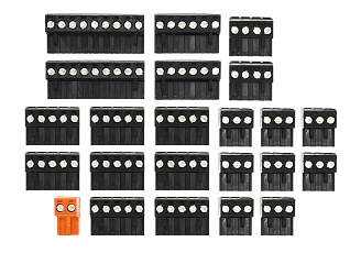 КОМПЛЕКТ РАЗЪЕМОВ ДЛЯ КОНТРОЛЛЕРА CAREL PCO5+/C.PCO LARGE REMOVABLE SCREW CONN, P+50CON0L0