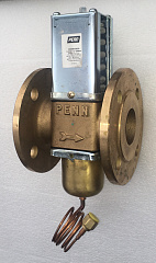 Клапан водорегулирующий Johnson Controls V46 BR-9600, 1.1/2", фланцы, 5...18 bar, морская вода, V46BR-9600