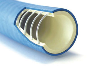 *ПАРОПРОВОД CAREL,  STEAM HOSE WITH STEEL SPRING Ø= 40 MM PER METER