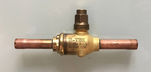 Вентиль шаровой REFTEK, 3/8" ODS, 45 бар, BI-FLOW, 601017673