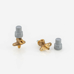 ВЕНТИЛЬ ДЛЯ ПОДСОЕДИНЕНИЯ МАНОМЕТРА CASTEL Gauge Valve 1/4" SAE Flare x 1/8" NPT, 8320/21