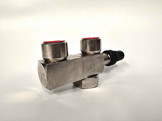 Вентиль трехходовой   REFRIComP  VREG-30-2 (30/12) вход 1_1/4", вых. 1/2" NPT