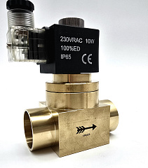 Соленоидный клапан с катушкой OFFENWANGER Solenoid Valve 35mm ODS, M48, 230В, 10Вт, Kv=13м3/час, VDG 501