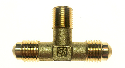 ФИТИНГ ТРОЙНИК CASTEL TEE 1/4"Flare x 1/8"NPT x 1/4"Flare, 7330/221