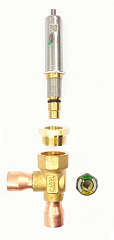 ЭЛЕКТРОННЫЙ РАСШИРИТЕЛЬНЫЙ ВЕНТИЛЬ CAREL,  E2V05 SMART WITH INTEGRATED ORIFICE 1/2”-1/2” ODF WITH SIGHT GLASS - W/O STATOR COIL