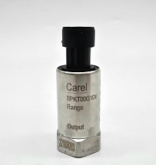 ДАТЧИК ДАВЛЕНИЯ CAREL PRESS. TRASD. Output: 4-20 mA, Press. range: 0...60 BAR, Power supp. 8-28 VDC, Sealed gage, Packard, Female, 7/16"-20UNF, IP67, SPKT00G1D0