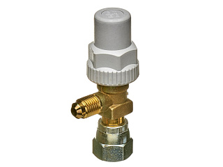 ВЕНТИЛЬ ЗАПОРНЫЙ УГЛОВОЙ CASTEL 1/4" Receiver Valve, 6110/X15