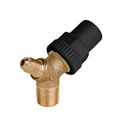 ВЕНТИЛЬ ЗАПОРНЫЙ (НА РЕСИВЕР)  CASTEL Receiver Valve 1/4" Flare x 1/4" NPT, 6140/22