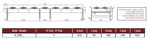 Конденсатор Thermokey серии «H» 933 кВт, R404a, ∆T=15 K, EN 327 7х2х800 мм, KH 2780.BD V