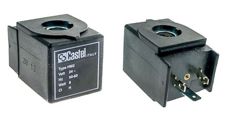 КАТУШКА ДЛЯ СОЛЕНОИДНОГО КЛАПАНА CASTEL Coil HM2 9100/RA2 24V 50/60Hz, 8W