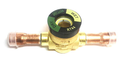 СМОТРОВОЕ СТЕКЛО CASTEL С ИНДИКАТОРОМ ВЛАЖНОСТИ Moisture Indicator CO2 PS=120bar 1/2"ODS, 3747E/4