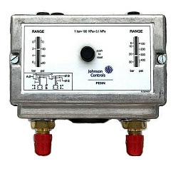 Реле давления сдвоенное Johnson Controls P78PGA-9300/9320 руч (LP) /руч (HP). IP54