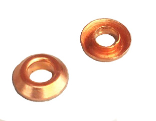 ПРОКЛАДКА МЕДНАЯ "С ШЕЙКОЙ" Copper  Gasket with neck 1/4" Flare, 8580/2