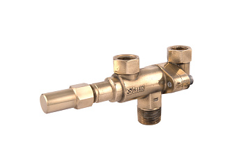 ТРЕХХОДОВОЙ ВЕНТИЛЬ ДЛЯ ПРЕДОХРАН. КЛАПАНОВ  CASTEL   Changeover Valve 1.1/4" NPT x 1" NPT, 3032/108