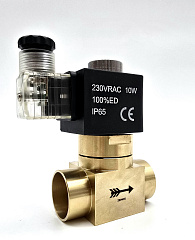 Соленоидный клапан с катушкой OFFENWANGER Solenoid Valve 28mm ODS, M34, 230В, 10Вт, Kv=6.5м3/час, VCF 501
