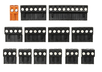 КОМПЛЕКТ РАЗЪЕМОВ ПОД ВИНТ ДЛЯ КОНТРОЛЛЕРА CAREL PCO5+/C.PCO SMALL REMOVABLE SCREW CONN, P+50CON0S0
