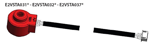 КАТУШКА/СТАТОР УНИПОЛЯР. ДЛЯ ЭРВ CAREL, E3V-B, E3V-C, E3V-S, E3V-H, с кабелем 1 м, E3VSTA0311