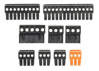 КОМПЛЕКТ РАЗЪЕМОВ ДЛЯ КОНТРОЛЛЕРА CAREL C.PCO MINI ENHANCED DIN, HIGH-END. REMOVABLE SCREW CONNECTOR