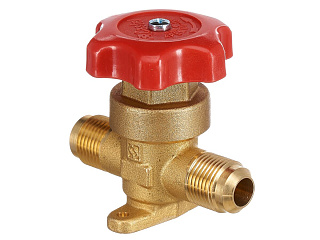 *ВЕНТИЛЬ ЗАПОРНЫЙ CASTEL Diaphragm Valve 1/4" Flare, 6210/2