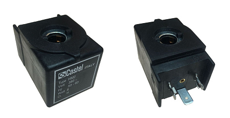 КАТУШКА ДЛЯ СОЛЕНОИДНОГО КЛАПАНА CASTEL Coil  HM2 9100/RA8 380V 50/60Hz, 8W