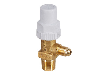 ВЕНТИЛЬ ЗАПОРНЫЙ (НА РЕСИВЕР) CASTEL Receiver Valve 1/4" Flare x 3/8" NPT, 6110/23