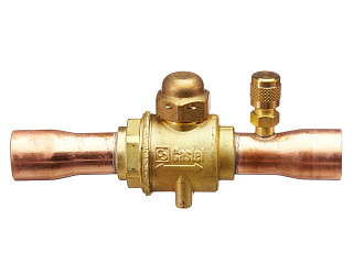 ВЕНТИЛЬ ШАРОВОЙ С СЕРВИСНЫМ ШТУЦЕРОМ CASTEL  Ball Valve 42 mm ODS - Access Port, 6570/M42A
