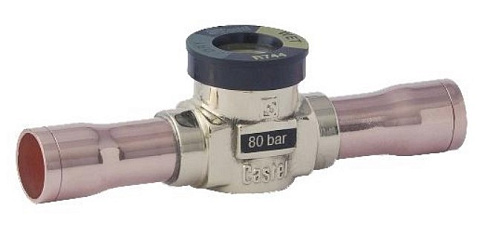 СМОТРОВОЕ СТЕКЛО CASTEL С ИНДИКАТОРОМ ВЛАЖНОСТИ Moisture Indicator CO2 PS=80bar 1/2"ODS, 3740E/4