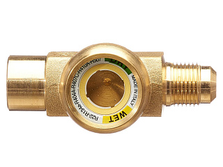 СМОТРОВОЕ СТЕКЛО CASTEL С ИНДИКАТОРОМ ВЛАЖНОСТИ Moisture Indicator 3/8" Flare M/F, 3950/33