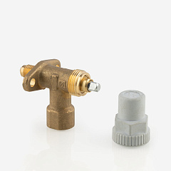 ВЕНТИЛЬ ДЛЯ ПОДСОЕДИНЕНИЯ МАНОМЕТРА CASTEL Gauge Valve 1/4" SAE Flare x 1/4" NPT, 8320/22