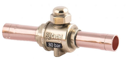 ШАРОВОЙ ВЕНТИЛЬ CASTEL CO2 Ball Valve-PS 80 Bar-12mm ODS, 6570E/M12