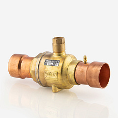 ШАРОВОЙ ВЕНТИЛЬ С СЕРВИСНЫМ ШТУЦЕРОМ CASTEL  Ball Valve 64mm ODS - Access Port, 6591/M64A