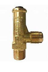 КЛАПАН ПРЕДОХРАНИТЕЛЬНЫЙ CASTEL Safety Valve 1/2"NPT x 5/8"SAE Bar 24,0, 3060/45C240