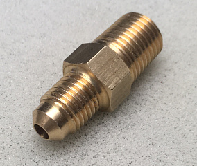 ПЕРЕХОДНИК CASTEL (НАРУЖ./НАРУЖ.) Threaded Union 1/4" Flare x 1/4" NPT, 7130/2