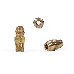 ПЕРЕХОДНИК CASTEL (НАРУЖ./НАРУЖ.) Threaded Union 3/8" Flare x 1/4" NPT, 7140/32