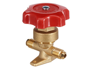 ВЕНТИЛЬ ЗАПОРНЫЙ CASTEL Diaphragm Valve 1/4" Flare, 6210/2