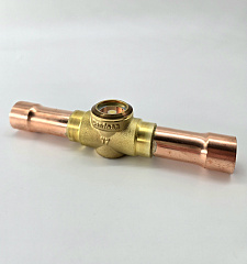 Смотровое стекло с индикатором влажности Ридан SGP 22s N, 7/8", 014L0186R