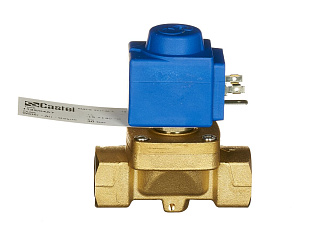 СОЛЕНОИДНЫЙ КЛАПАН CASTEL С КАТУШКОЙ  Solenoid Valve 3/4" FPT  220-230V