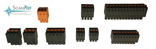 КОМПЛЕКТ РАЗЪЕМОВ ДЛЯ КОНТРОЛЛЕРА CAREL C.PCO MINI ENHANCED PANEL, HIGH-END. REMOVABLE SPRING CONNE