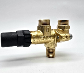 ТРЕХХОДОВОЙ ВЕНТИЛЬ ДЛЯ ПРЕДОХРАН. КЛАПАНОВ  CASTEL  Changeover Valve 1/2" NPT x 1/2" NPT, 3032/44